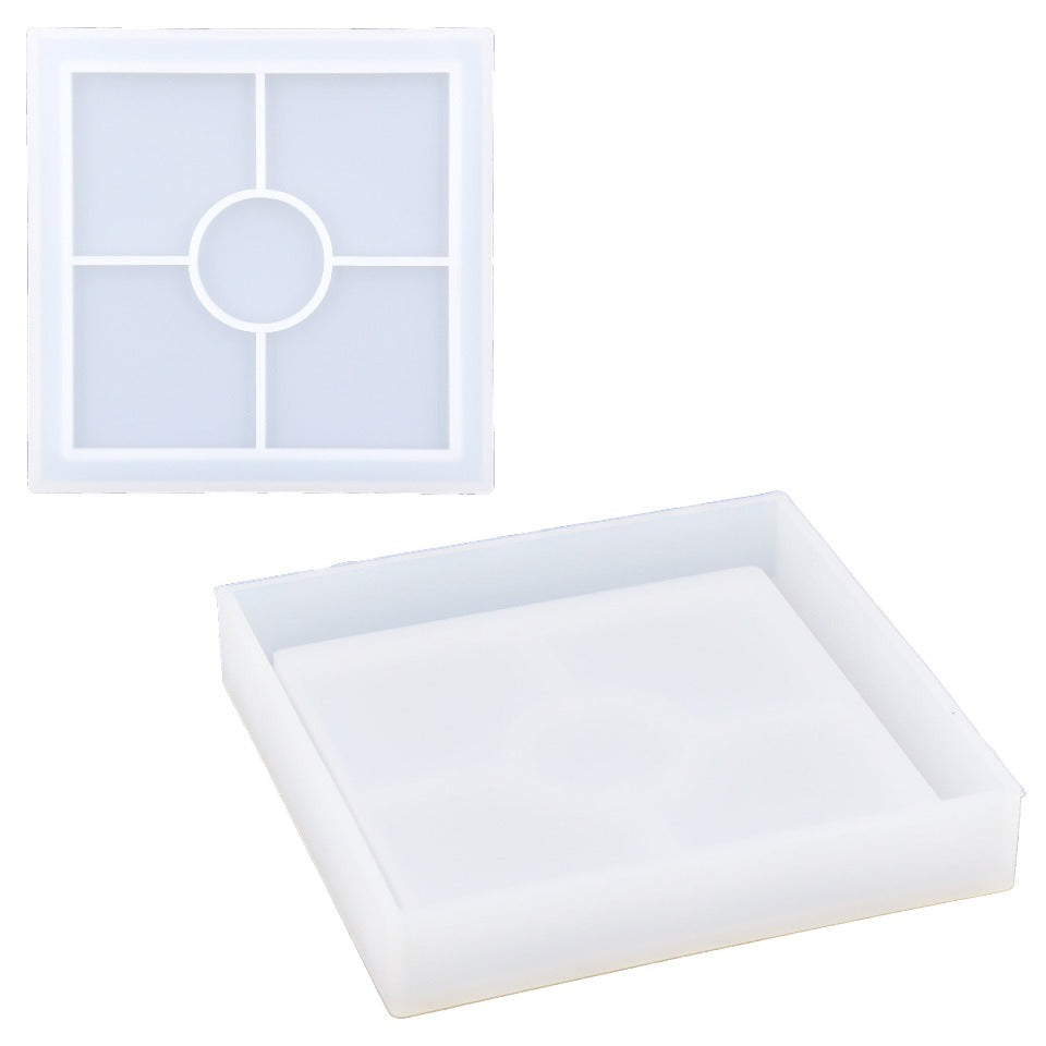 Square Silicone Coaster Mold-rectangle Coaster Resin Molds-resin