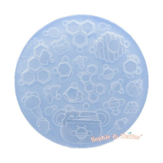 Honeycomb Bee Jewelry Silicone Mold