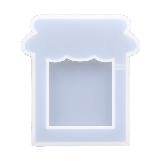 Molde de silicona con forma de coctelera