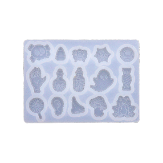 Molde de silicona con forma de coctelera de Halloween