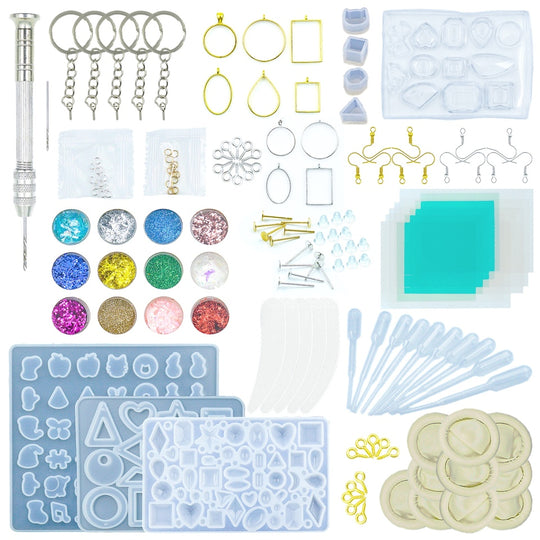 Stud Earrings & Tags Resin Craft Kit