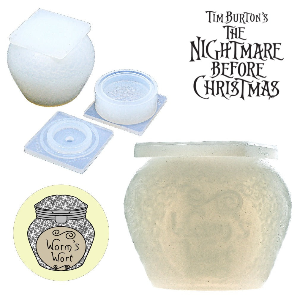 Disney Nightmare Before Christmas Sally's Jars Silicone Mold