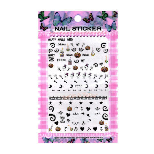 Creepy Cute Halloween Nail Art Stickers