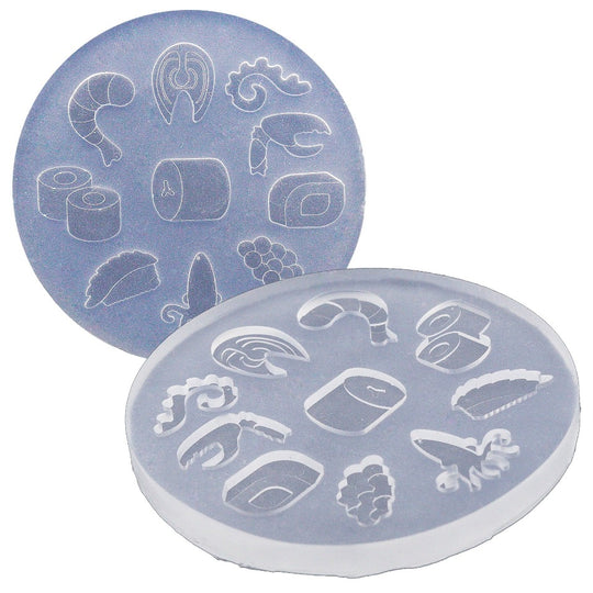 Molde de silicona en miniatura para sushi y mariscos