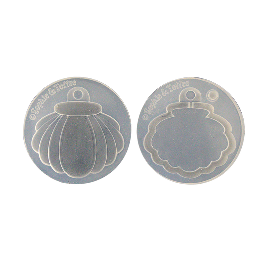 Moule en silicone pour médaillon pivotant en coquillage