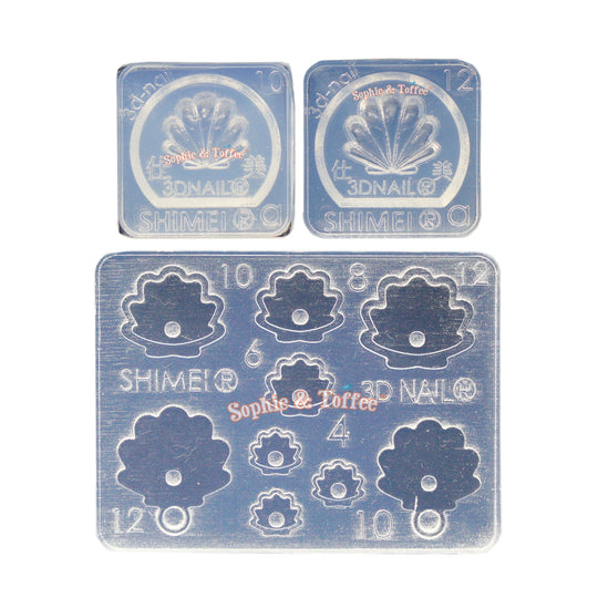 Miniature 3D Hollow Seashell Silicone Mold