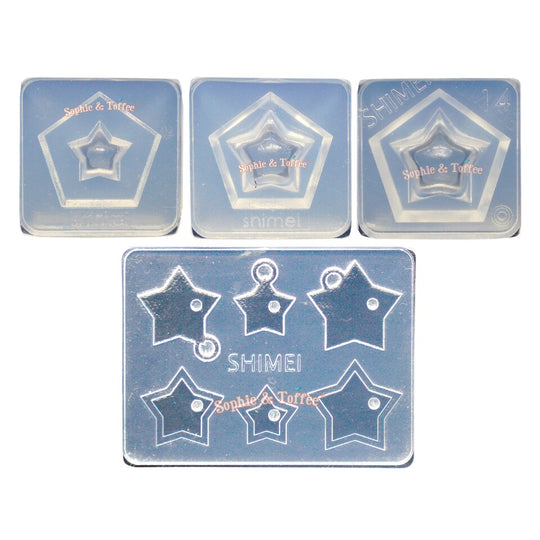 3D Hollow Star Silicone Mold