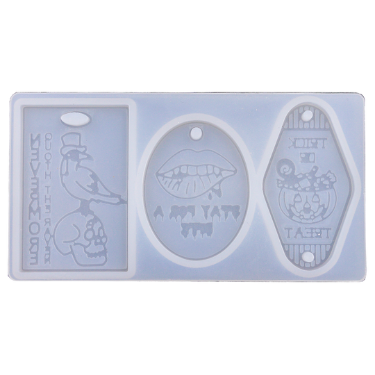 Halloween Hotel Tags Silicone Mold