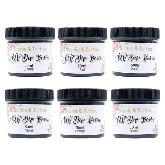 Pintura UV de color para arte en alambre, 50 ml