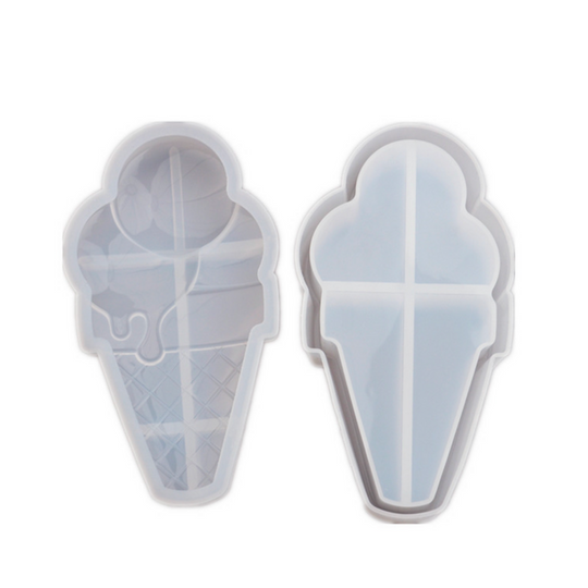 Molde de silicona para caja de helado con tapa