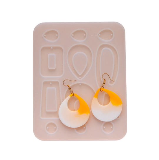 Large Earrings Pendant Silicone Mold