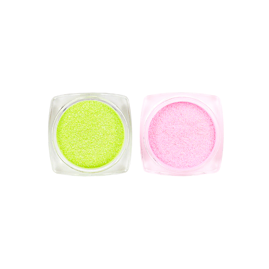 White to Pink Glow Powder