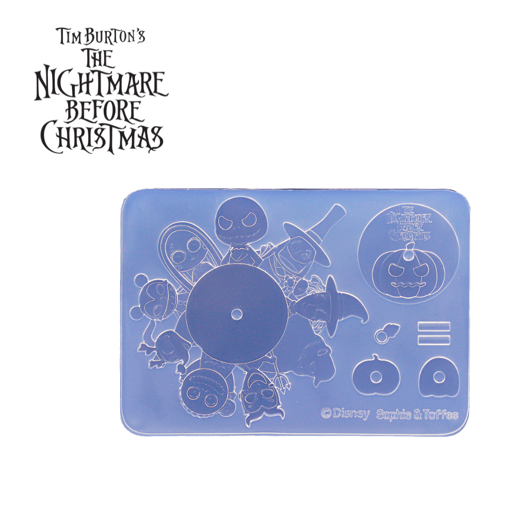 Disney Nightmare Before Christmas Badge Spinner Silicone Mold
