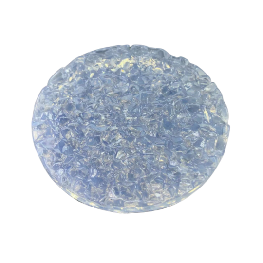 Inserto de molde de silicona con forma de drusa redonda