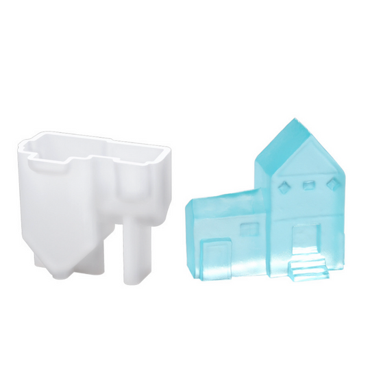 Molde de silicona para casa en miniatura