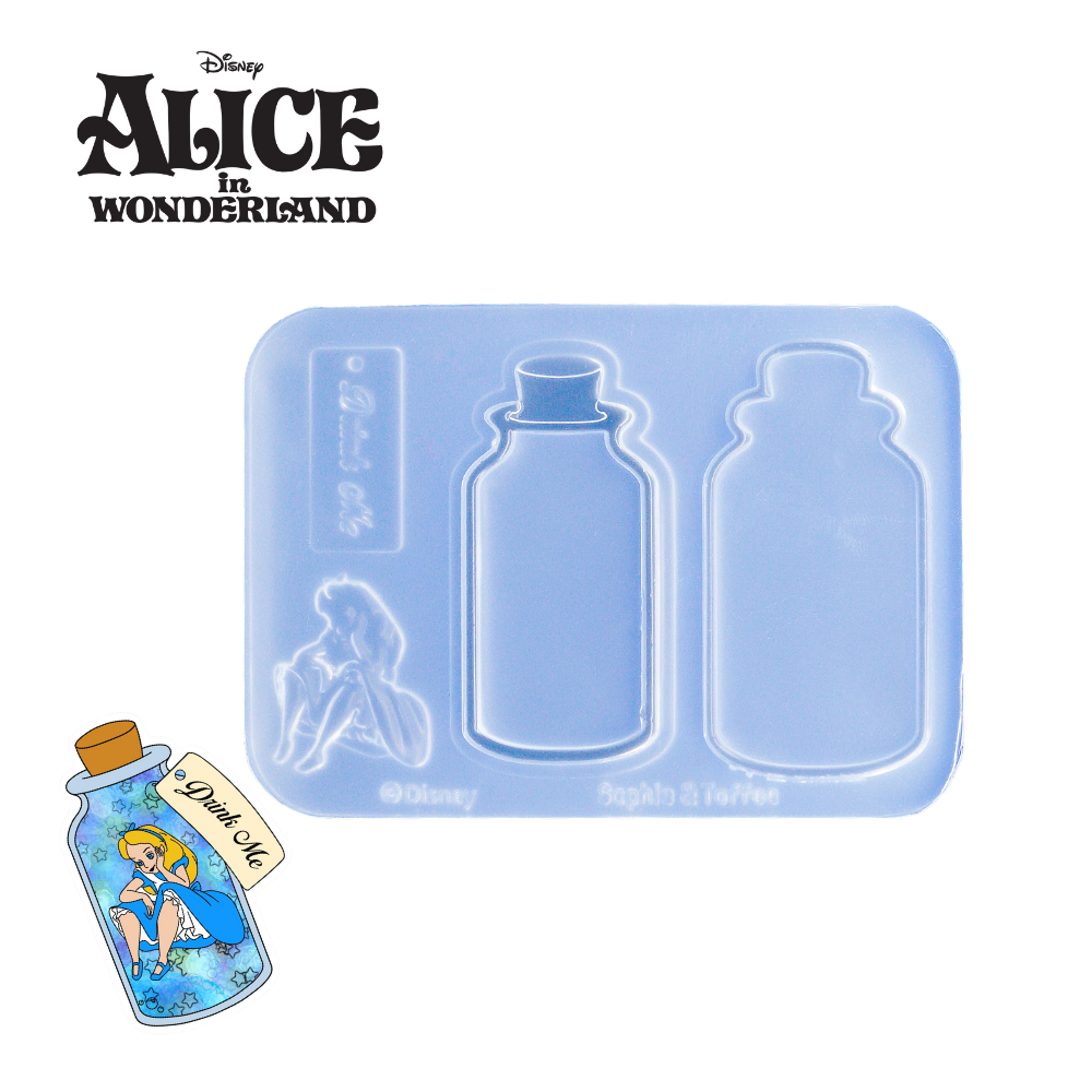Disney Alice In Wonderland Bottle Shaker Silicone Mold