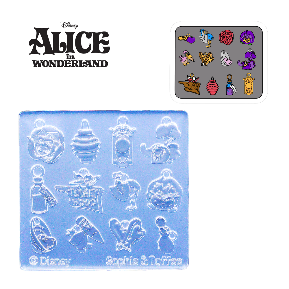 Disney Alice In Wonderland Earrings Silicone Mold