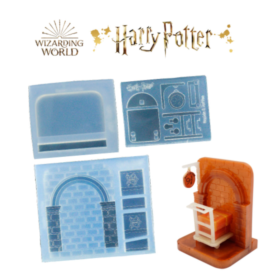 9 3/4 Platform Harry Potter Straw Topper Silicone Mold / Resin Mold / Epoxy  Mold