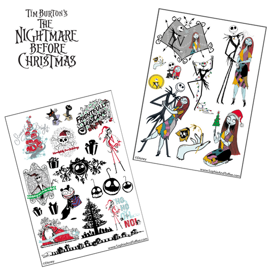 Disney Nightmare Before Christmas Design Resin Film (2 sheets)