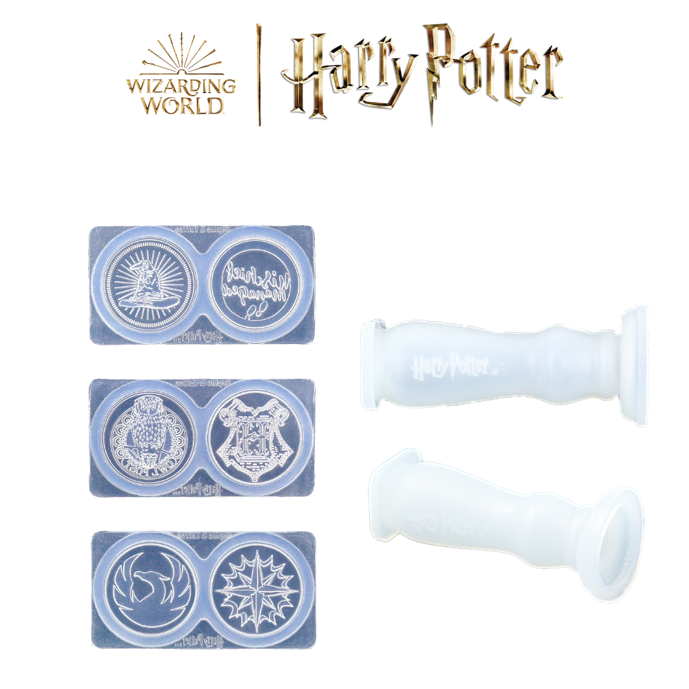 Harry Potter Single Initial Seal Stamp Kit with Brown Wood Handle