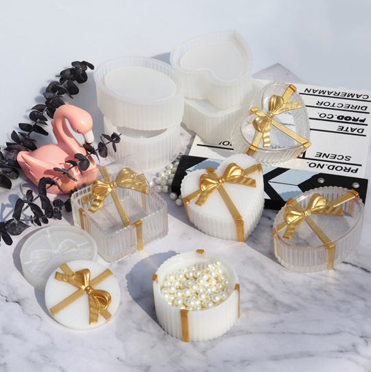 Present Trinket Box Silicone Mold