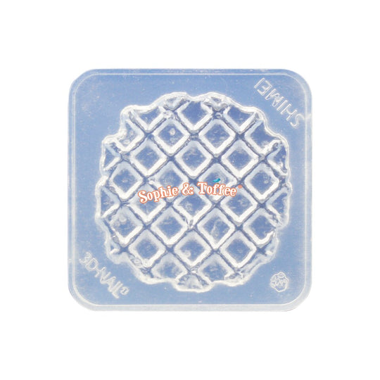 Molde de silicona transparente para gofres