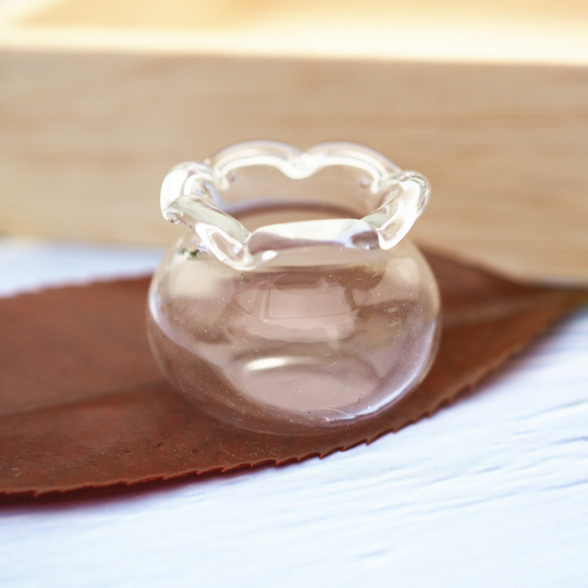 Miniature Glass Fish Bowl (2 pieces)