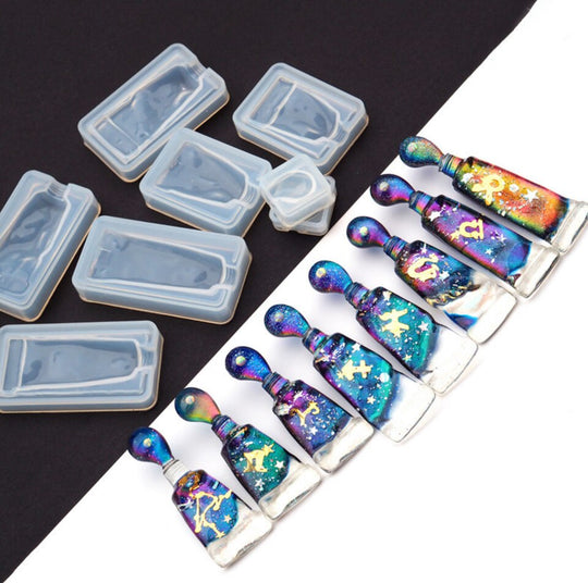 Molde de silicona para tubos de pintura 3D