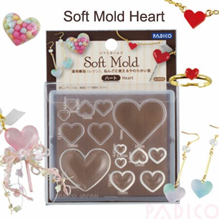 Padico Heart Shapes Soft Silicone Mold