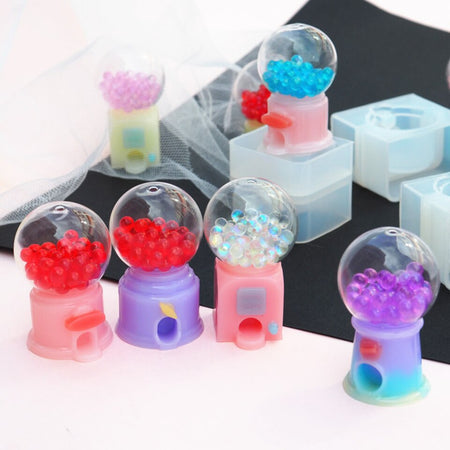 CLEARANCE Miniature Gumball Machine Base Silicone Mold