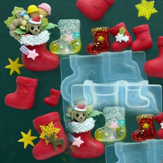 3D file Christmas Clay Cutter Bundle, Winter Polymer Cutters, Santa,  Snowman, Christmas Tree, Presents, Stocking, Reindeer