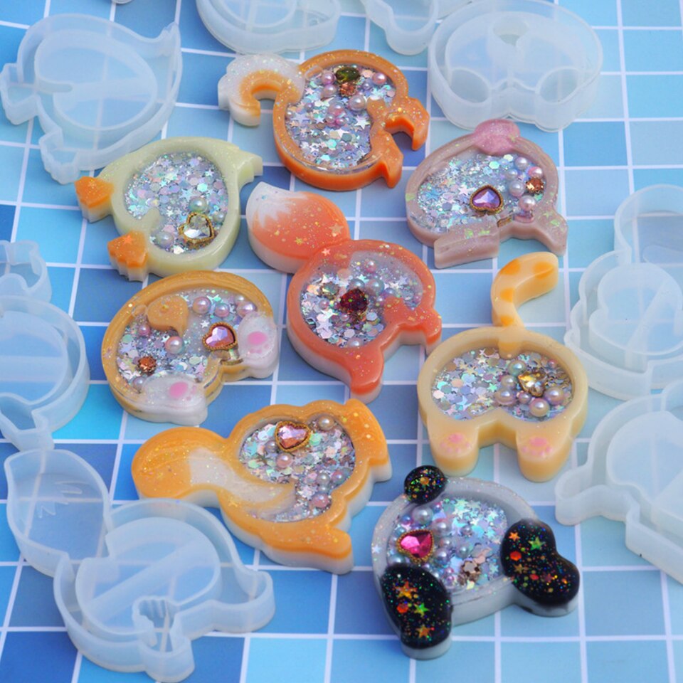 Whimsical Resin Shaker Molds, Anime Magic Wand Silicone Mold, Magical  Girl Shaker Charm Mold, Mahou Kei Jewelry DIY