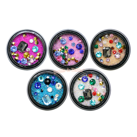 Gems with Micro Beads Glitters Mix
