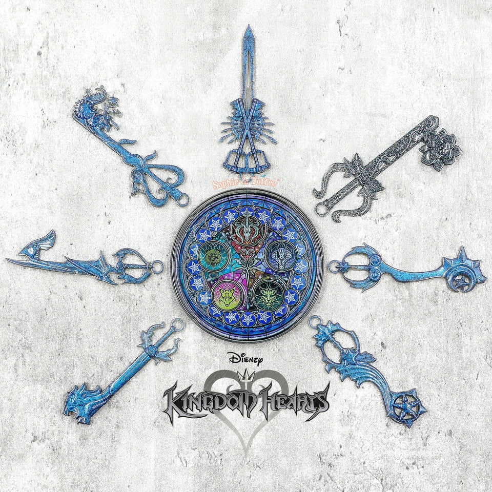 Disney Kingdom Hearts Keyblades Silicone Mold