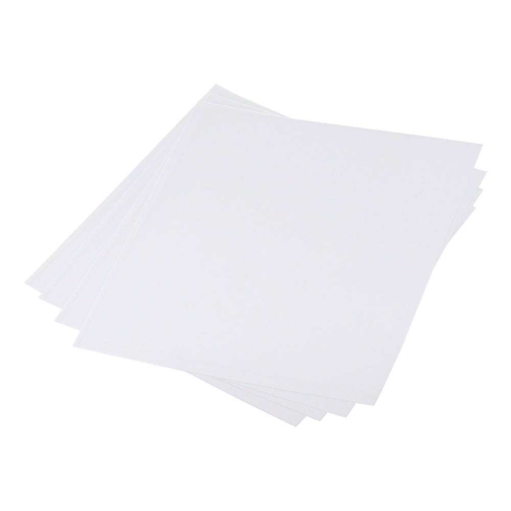 Clear PVC Sheet (9 pieces) Transparent Stickers Plain Sheet Resin Craft Supplies Sophie